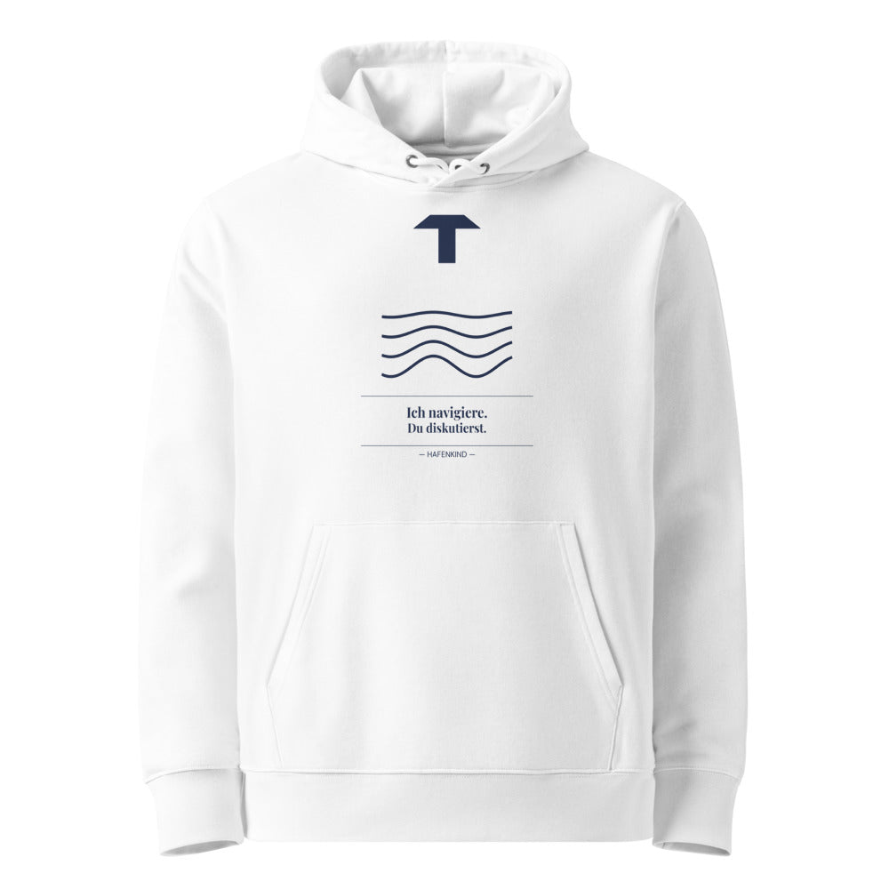 HAFENKIND Hoodie — Weiß
