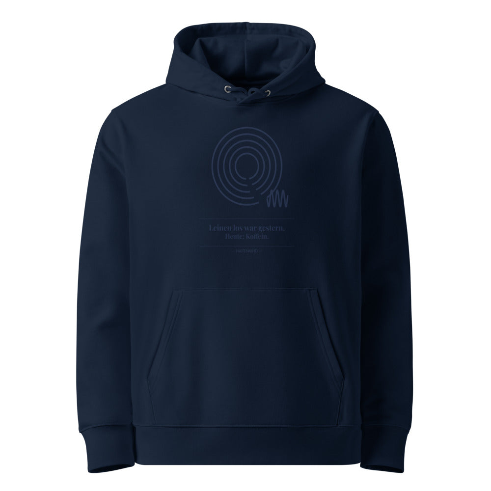 HAFENKIND Leinen los war gestern. Heute: Koffein. Hoodie — french-navy