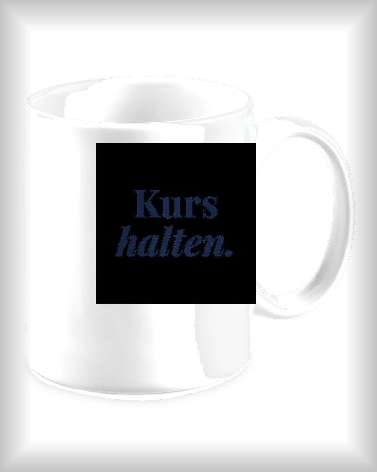 HAFENKIND kurs-halten — Weiß Glänzend