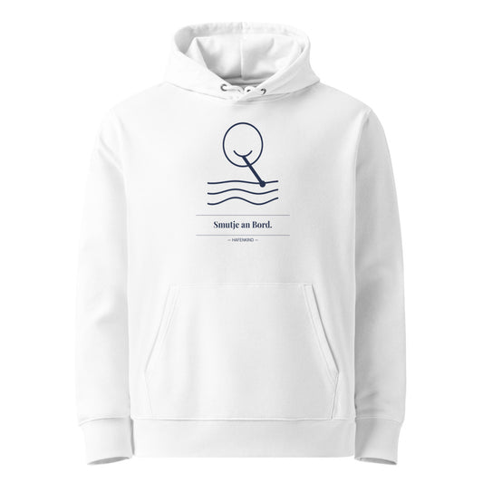 HAFENKIND Smutje an Bord. Hoodie — white