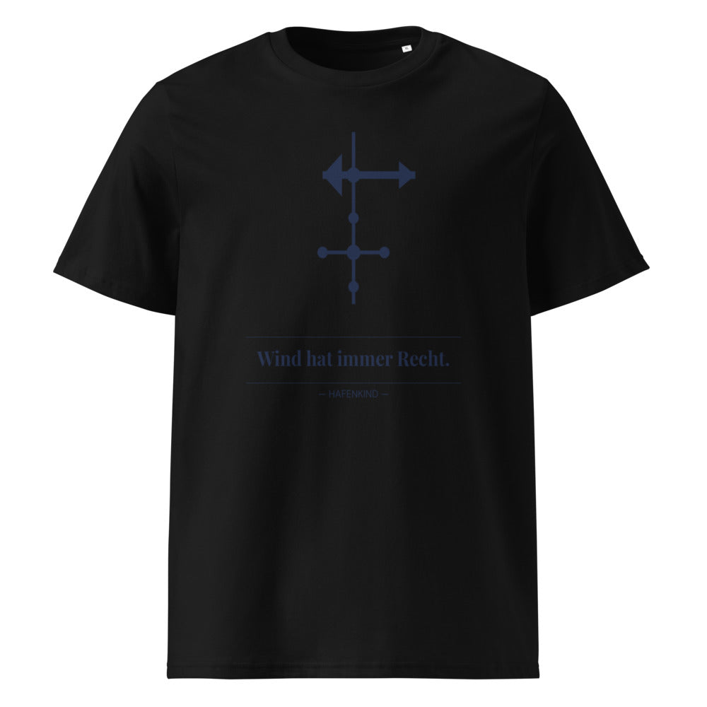 HAFENKIND Wind hat immer Recht. — black
