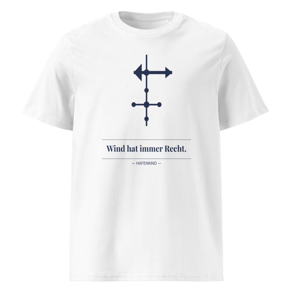 HAFENKIND Wind hat immer Recht. — white