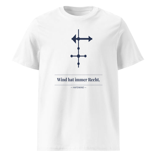 HAFENKIND Wind hat immer Recht. — white